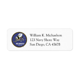 Amerikaanse marine Zeebijen Etiket