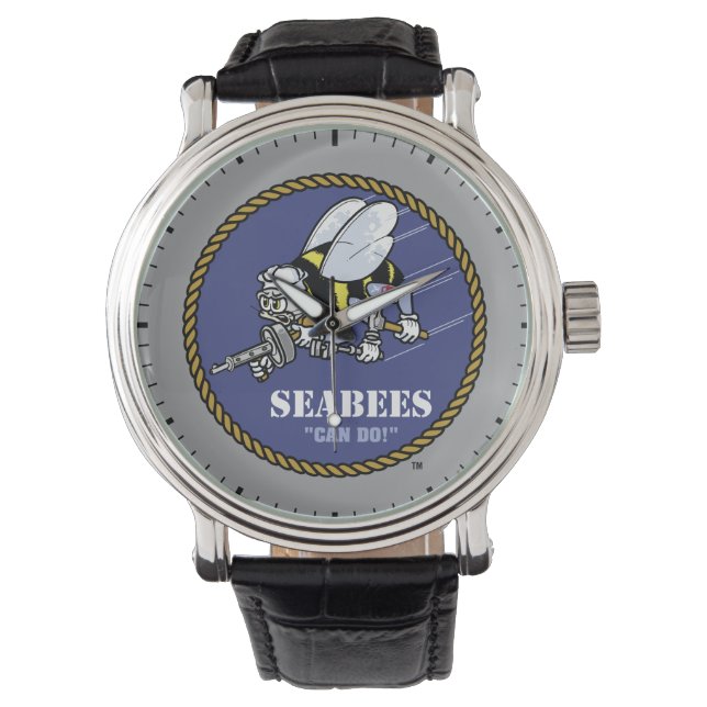Amerikaanse marine | Zeebijen Horloge (Voorkant)