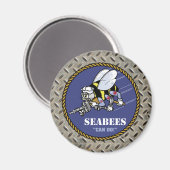 Amerikaanse marine | Zeebijen Magneet (Voorkant / Achterkant)