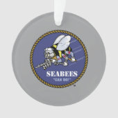 Amerikaanse marine | Zeebijen Ornament (voorkant)