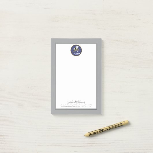 Amerikaanse marine | Zeebijen Post-it® Notes (Op bureau)