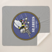 Amerikaanse marine | Zeebijen Sherpa Deken (Voorkant (horizontaal))