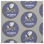 Amerikaanse marine | Zeebijen Stof (Swatch)