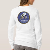 Amerikaanse marine | Zeebijen T-shirt (Achterkant)