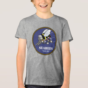 Amerikaanse marine Zeebijen Tri-Blend Shirt
