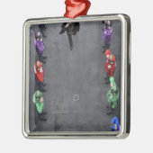 Amerikaanse marineboogzusjes metalen ornament (Links)