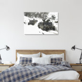 Amerikaanse marinepatrouille in Khowst-Gardez Pass Canvas Afdruk (Insitu (Slaapkamer))