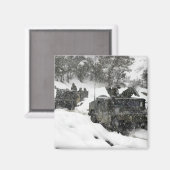 Amerikaanse marinepatrouille in Khowst-Gardez Pass Magneet (Voorkant / Achterkant)