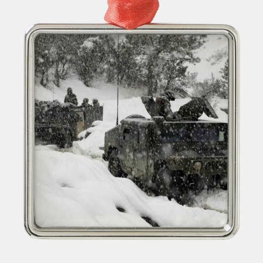 Amerikaanse marinepatrouille in Khowst-Gardez Pass Metalen Ornament (Voorkant)