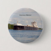 Amerikaanse mariner-knop ronde button 5,7 cm (Voorkant)