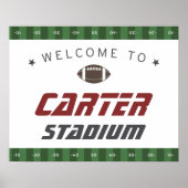 Amerikaanse marinescheepvaart Rood Birthday Welkom Poster (Voorkant)