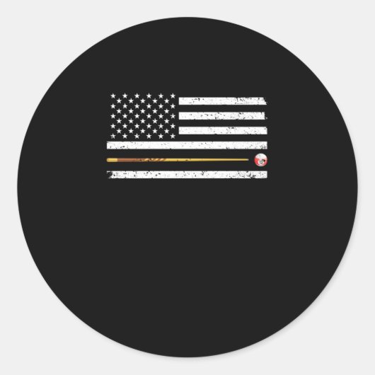 Amerikaanse marinewerper ronde sticker (Voorkant)