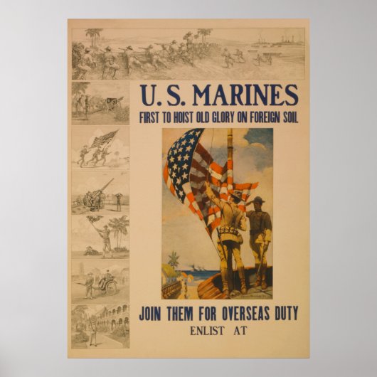 Amerikaanse mariniers: 1913 - Poster (Voorkant)