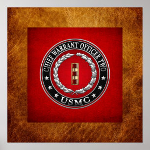 Amerikaanse mariniers: hoofdaanklager twee (USMC C Poster