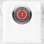 Amerikaanse mariniers: hoofdaanklager twee (USMC C Ronde Sticker (Tas)