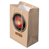 Amerikaanse mariniers in ruste Gift Bag Medium Cadeauzakje (Achterkant Gekanteld)