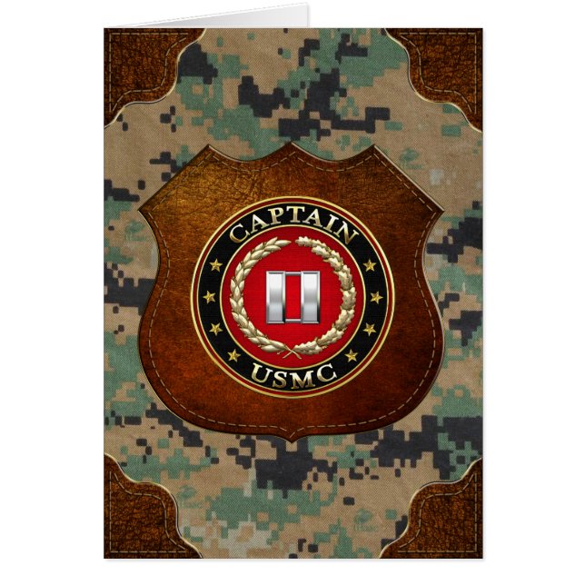Amerikaanse mariniers: Kapitein (USMC Capt) [3D] (Voorkant)