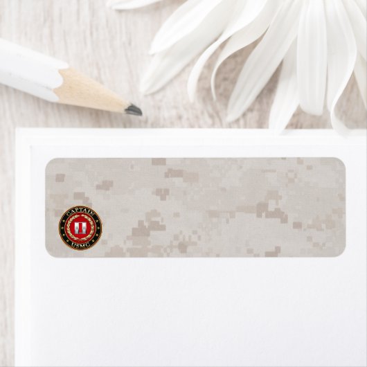 Amerikaanse mariniers: Kapitein (USMC Capt) [3D] Etiket (Insitu)