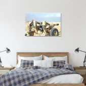 Amerikaanse mariniers maken zich klaar om een heks canvas afdruk (Insitu (Slaapkamer))