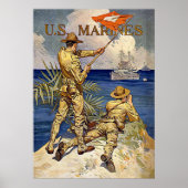Amerikaanse mariniers poster (Voorkant)