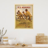 Amerikaanse mariniers poster (Keuken)