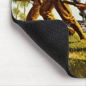 Amerikaanse mariniers ~ Soldaten van het Zee Muismat (Hoek)