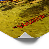 Amerikaanse mariniers ~ Soldaten van het Zee Poster (Hoek)