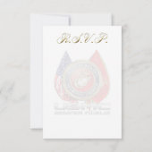 Amerikaanse mariniers: USMC Dress Uniform [3D] RSVP Kaartje (Achterkant)