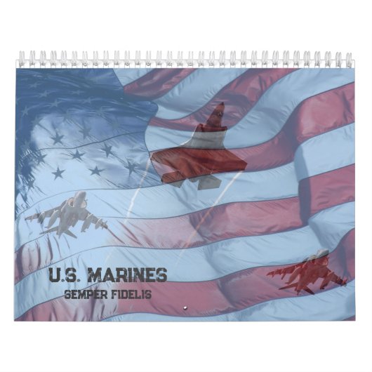 Amerikaanse marinierskalender kalender (Hoes)