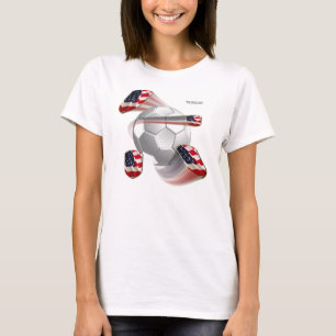 Amerikaanse marokkerschilden, dames en heren t-shirt