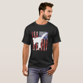 Amerikaanse martiale kunst Karate Taekwondo Way Tk T-shirt (Voorkant volledig)