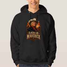 Amerikaanse Maverick Western Pullover Hoodie