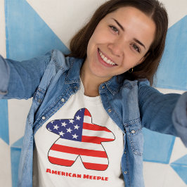 Amerikaanse Meeple Womens Shirt