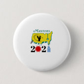 Amerikaanse meesters GOLF 2021 Ronde Button 5,7 Cm (Voorkant)