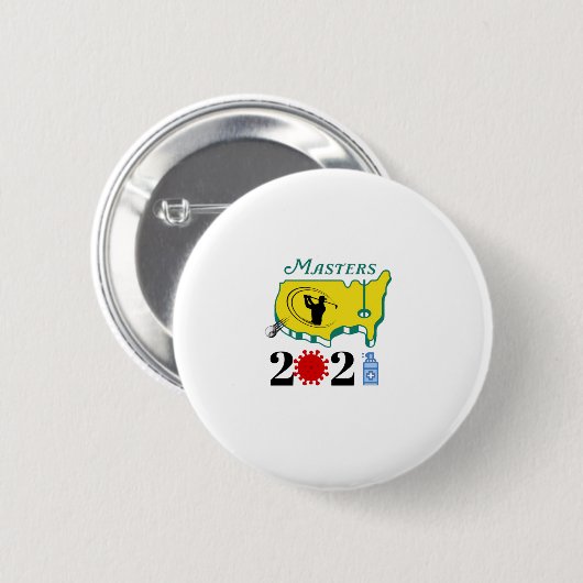 Amerikaanse meesters GOLF 2021 Ronde Button 5,7 Cm (Voorkant /achterkant)