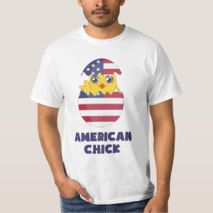 Amerikaanse meid, een meisje uit Amerika T-shirt