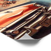 Amerikaanse Meisje Pin-Up Collage Poster (Hoek)