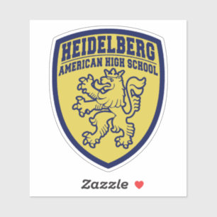Amerikaanse middelbare school Heidelberg sticker