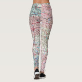 Amerikaanse middenwestkaart leggings (Achterkant)