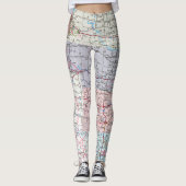 Amerikaanse middenwestkaart leggings (Voorkant)
