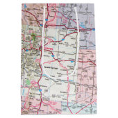 Amerikaanse middenwestkaart medium cadeauzakje (Achterkant)