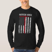 Amerikaanse Mijnwerker Steenkool Goud T-shirt (Voorkant)