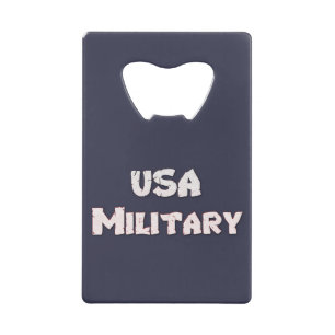 Amerikaanse militaire Amerikaan Creditkaart Flessenopener
