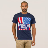 Amerikaanse militaire dienst t-shirt (Voorkant volledig)