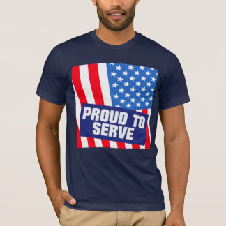 Amerikaanse militaire dienst t-shirt