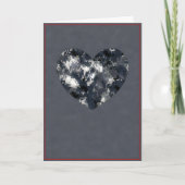 Amerikaanse militaire digitale blauwe camo Valenti Feestdagen Kaart (Voorkant)