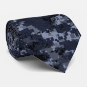 Amerikaanse militaire digitale blauwe camouflage S Stropdas (Opgerold)