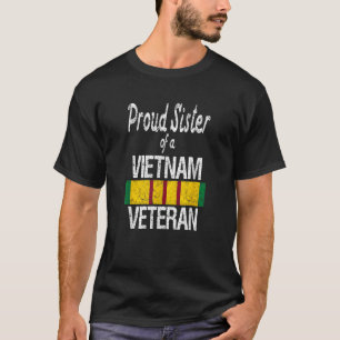 Amerikaanse militaire familie trots zus van een Vi T-shirt