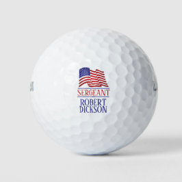 Amerikaanse militaire gepersonaliseerde golfballen