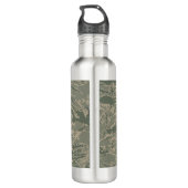Amerikaanse militaire groene camouflage roestvrij  waterfles  (Achterkant)